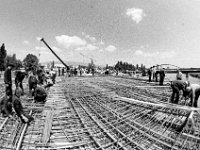 Izgradnja Jadranskog mosta oko 1980. godine